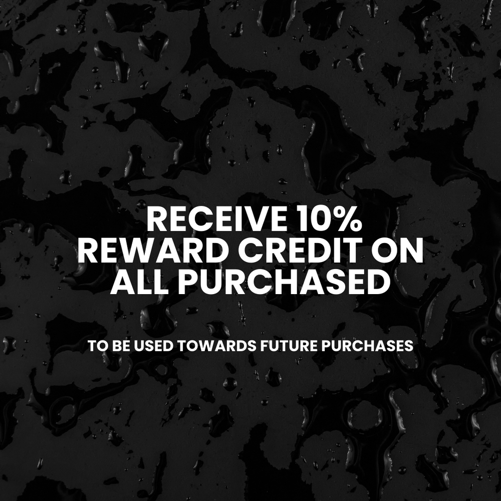 Receive 10% reward credit on all purchased