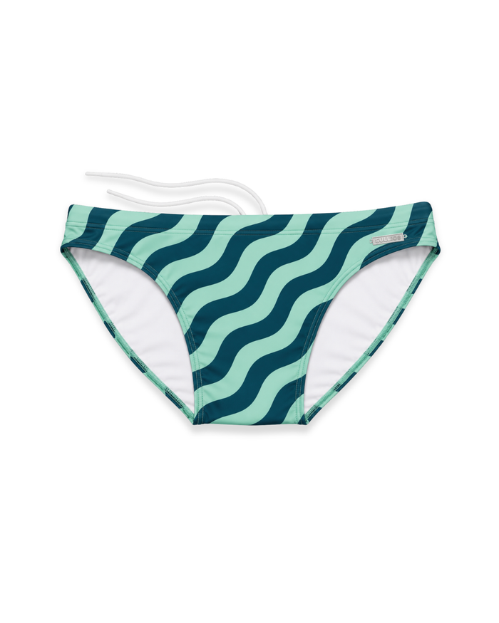 Wavy Stripe - Ocean Teal